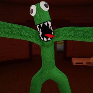 Green Rainbow Friends wallpaper