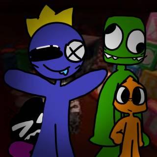 Green Rainbow Friends wallpaper