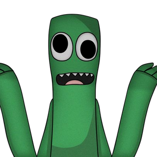 Green Rainbow Friends wallpaper