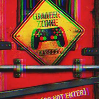 Glitch Door wallpaper