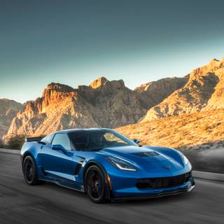 2023 Corvette iPhone wallpaper