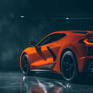 2023 Corvette iPhone wallpaper