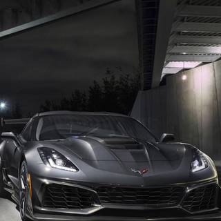 2023 Corvette iPhone wallpaper