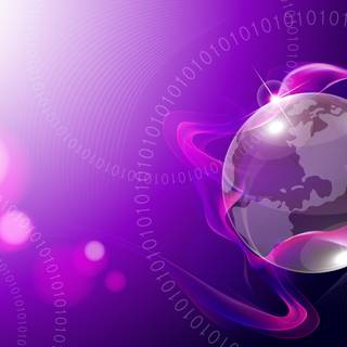 Purple world wallpaper