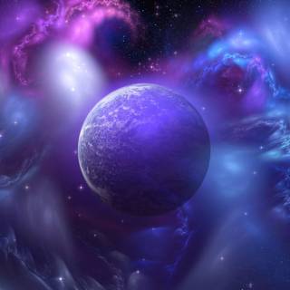 Purple world wallpaper