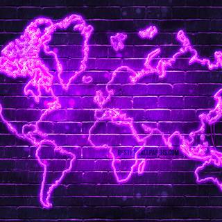 Purple world wallpaper