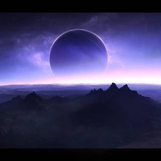 Purple world wallpaper