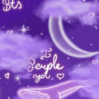 Purple world wallpaper