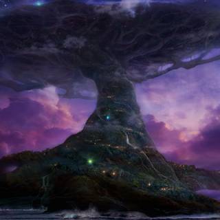 Purple world wallpaper