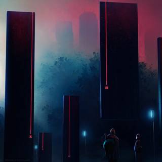 Black Cyberpunk wallpaper