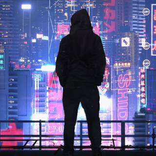 Black Cyberpunk wallpaper