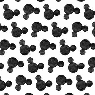Mickey Mouse black and white wallpaper