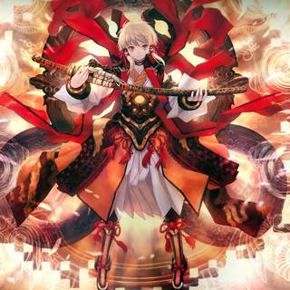 Japanese Samurai anime HD wallpaper