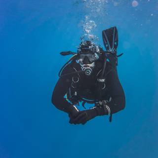 Scuba diver 4k wallpaper