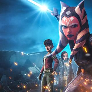 Star Wars Ahsoka series wallpaper