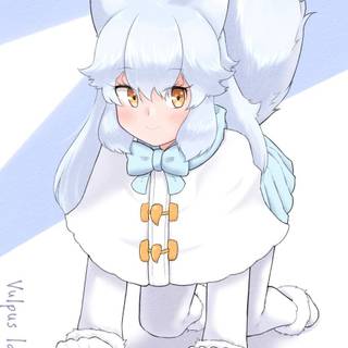 Kemono Friends Arctic Fox wallpaper