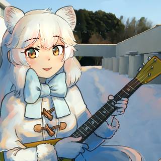 Kemono Friends Arctic Fox wallpaper