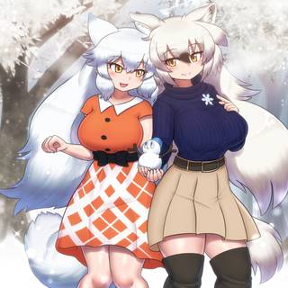 Kemono Friends Arctic Fox wallpaper