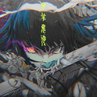 Japanese Samurai girl anime wallpaper