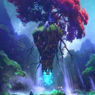 Fantasy world 4k wallpaper