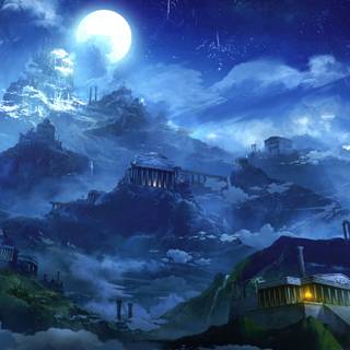 Fantasy world 4k wallpaper