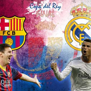 Messi and CR7 wallpaper