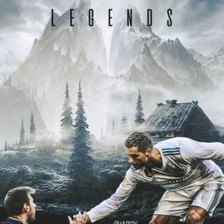 Messi and CR7 wallpaper