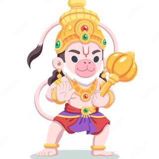 Hanuman drawing wallpaper