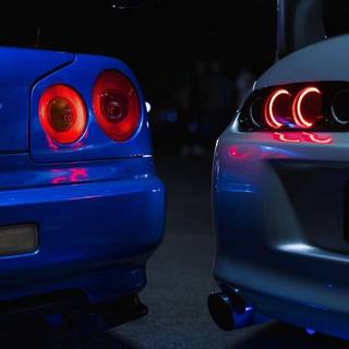 Supra and R34 wallpaper