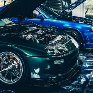 Supra and R34 wallpaper