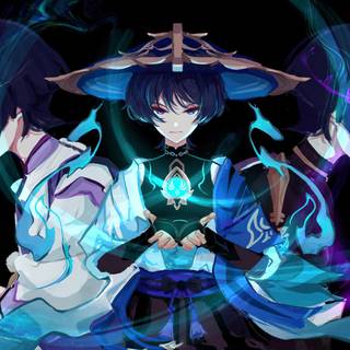 Wanderer Genshin Impact wallpaper