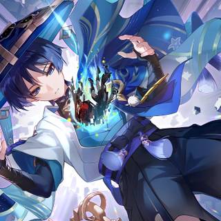 Wanderer Genshin Impact wallpaper