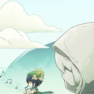 Wanderer Genshin Impact wallpaper