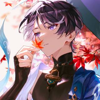 Wanderer Genshin Impact wallpaper