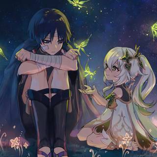 Wanderer Genshin Impact wallpaper