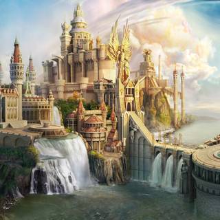 Anime palace wallpaper