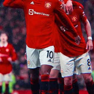 Rashford celebration wallpaper