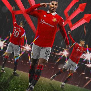 Rashford celebration wallpaper