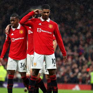 Rashford celebration wallpaper