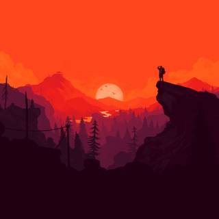 Fantasy sunset wallpaper