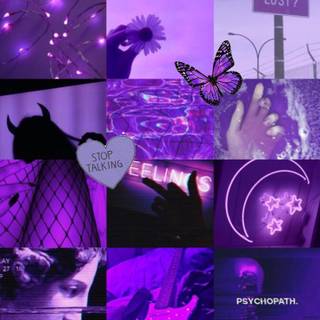 Summer purple aesthetic wallpaper