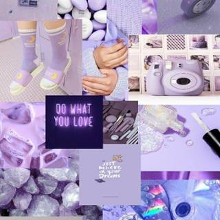 Summer purple aesthetic wallpaper