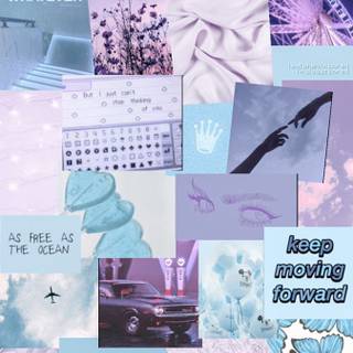 Summer purple aesthetic wallpaper