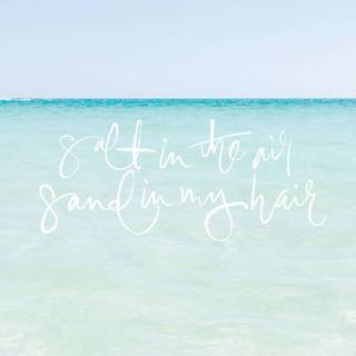 Summer water aesthetic desktop wallpaper