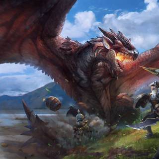 Monster Hunter 4k wallpaper