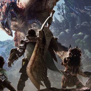 iPad 4k Monster Hunter wallpaper