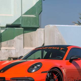 Porche 911 Turbo 2023 red wallpaper