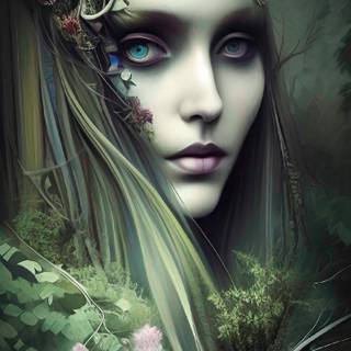 Gothic beauty wallpaper