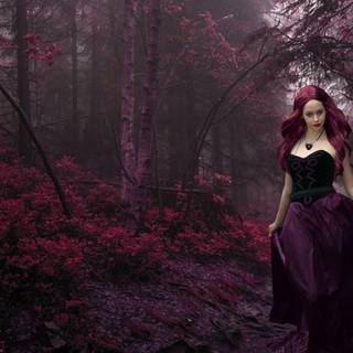 Gothic beauty wallpaper