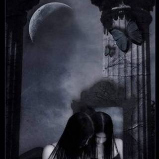 Gothic beauty wallpaper